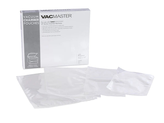 12"x12" Chamber Vacuum Pouches, 3-Mil, 1000/Case