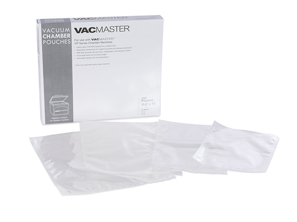 14"X20" Chamber Vac Pouches, 3-Mil, 500/Case